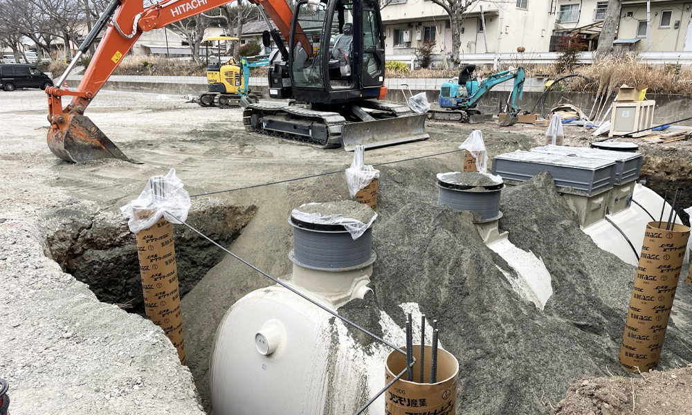 浄化槽工事画像